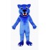Blue Leopard Cute Panther Mascot Costume Free Shipping