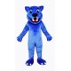 Blue Leopard Cute Panther Mascot Costume Free Shipping