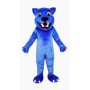 Blue Leopard Cute Panther Mascot Costume Free Shipping