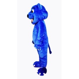 Blue Leopard Cute Panther Mascot Costume Free Shipping