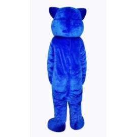 Blue Leopard Cute Panther Mascot Costume Free Shipping
