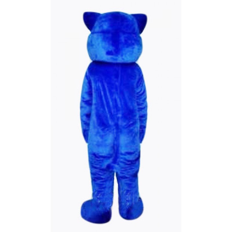 Blue Leopard Cute Panther Mascot Costume Free Shipping