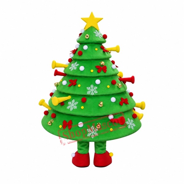 Deluxe Christmas Tree Mascot Costume Deluxe Christmas Tree Mascot Costume