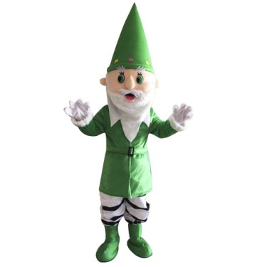 Green Santa Claus Mascot Costume