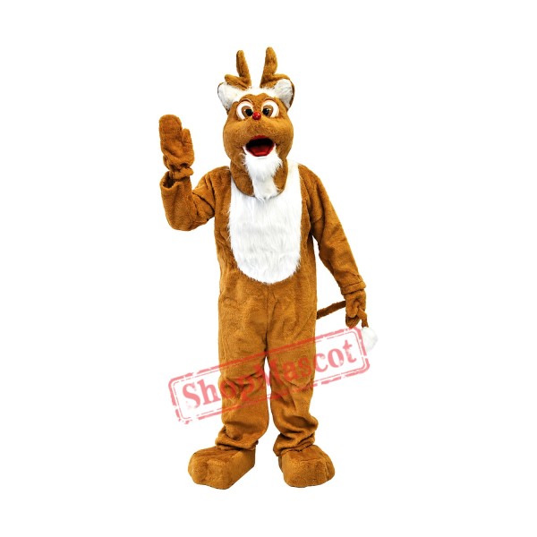 Lovely Reindeer Mascot Costume Lovely Reindeer Mascot Costume