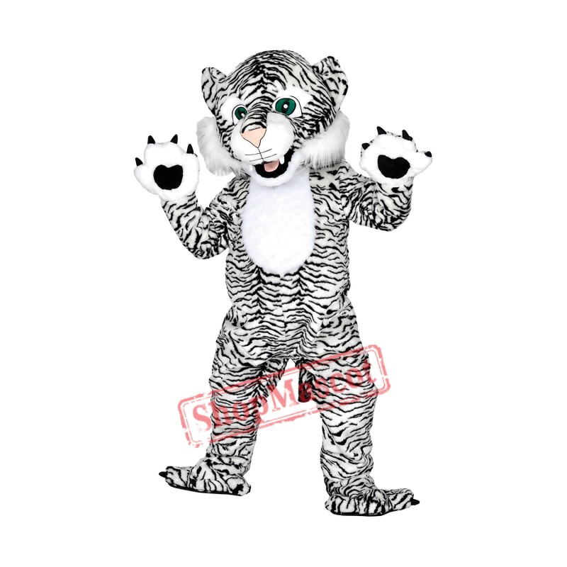 Black and White Tiger Mascot Costumes