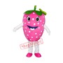 Pink Strawberry Fruit Mascot Costumes