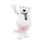 White Walker Polar Bear Mascot Costume
