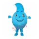 Blue Water Drop Mascot Costume Blue Water Drop Mascot Costume