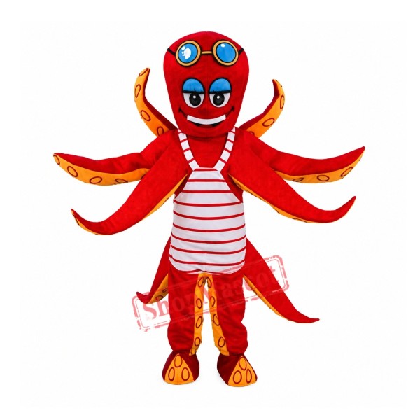 Octopus Adult Mascot Costume Octopus Adult Mascot Costume