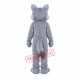 Long Plush Grey Wolf Mascot Costume Long Plush Grey Wolf Mascot Costume