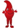 Red Water Drop Mascot Costume