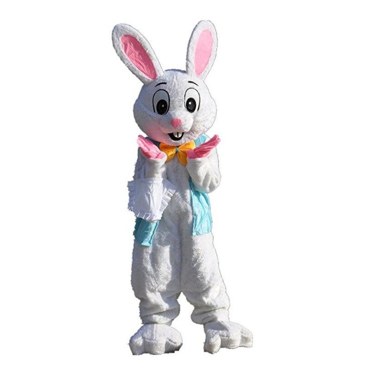 Deluxe Plush Easter Bunny Mascot Costume