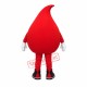 Red Drop of Water Blood Mascot Costume Red Drop of Water Blood Mascot Costume