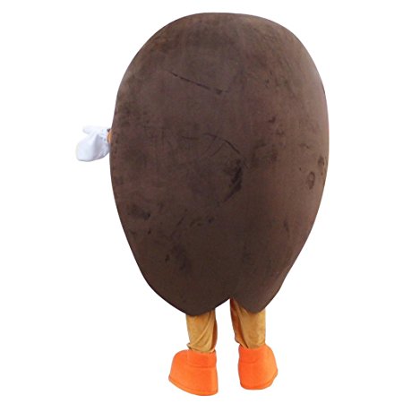 Lovely Coffee Bean Cartoon Mascot Costume