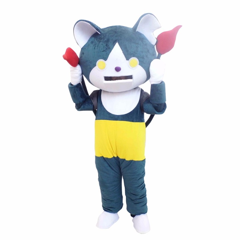 Youkai Watch Jibanyan Blue Cat Mascot Costume