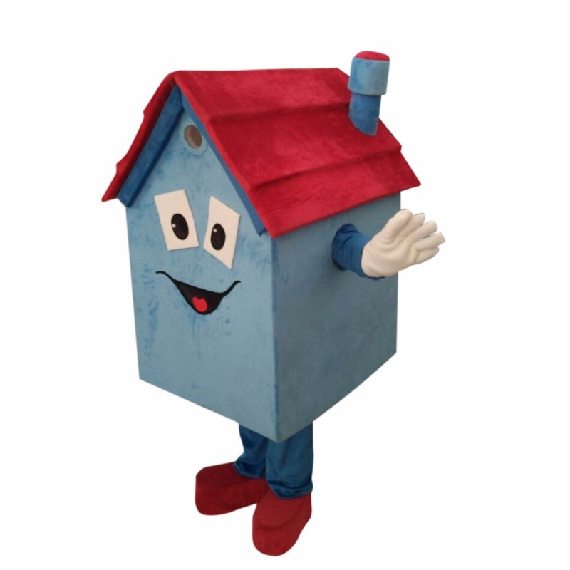Blue House Mascot Costume