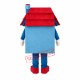 Blue House Mascot Costume