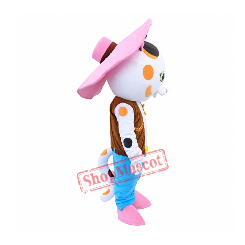 Sheriff Callie's Wild West Sheriff Caillie Mascot Costume Sheriff Callie's Wild West Sheriff Caillie Mascot Costume
