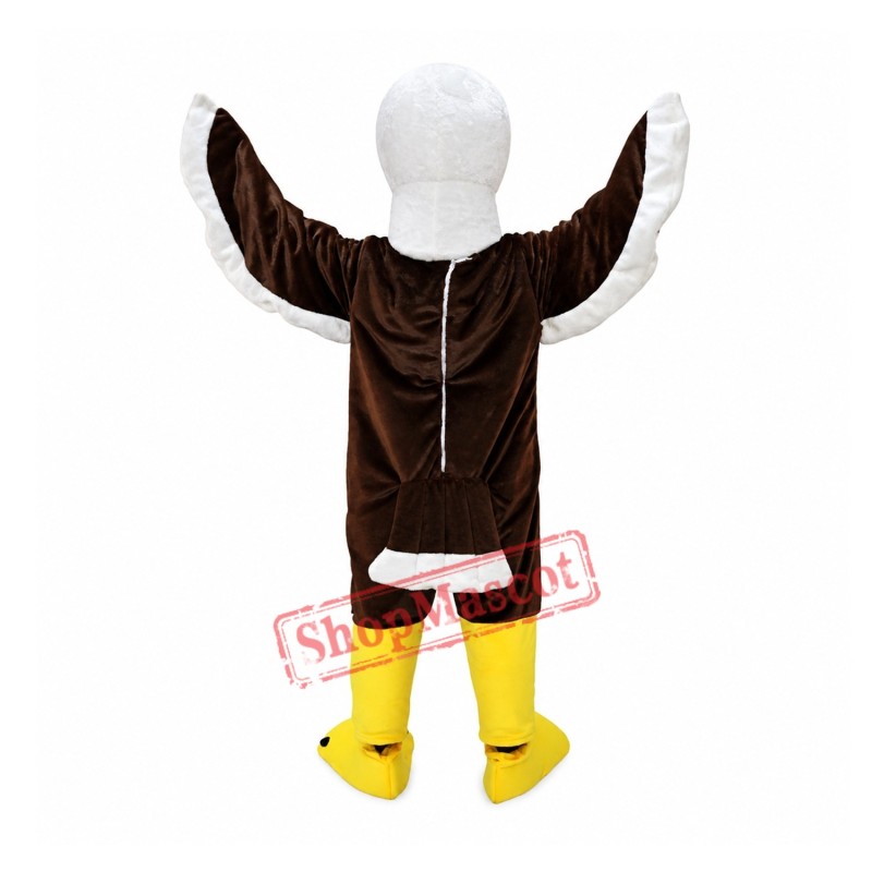 Brwon Eagle Mascot Costume