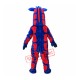 Blue & Red Realistic Giraffe Mascot Costume