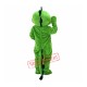 Cute Christmas Green Dinosaur Mascot Costume