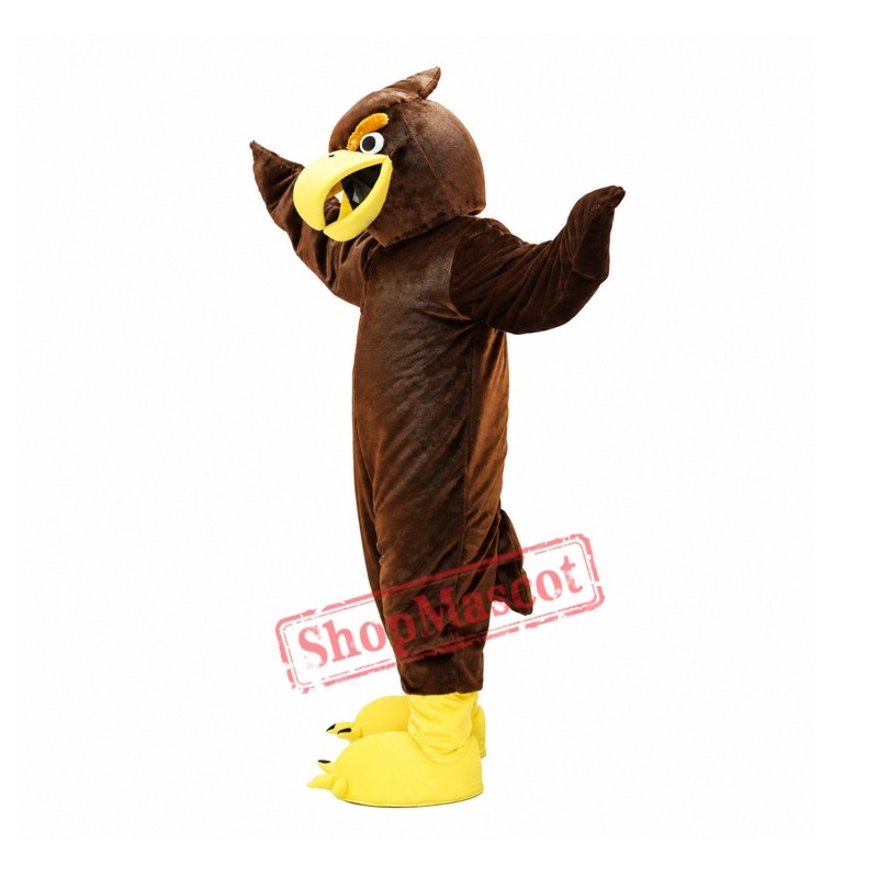 Brown Hawk Lightweight Mascot Costume