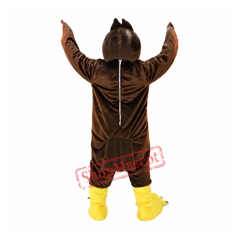 Brown Hawk Lightweight Mascot Costume