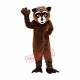 Brown Raccoon Lightweight Mascot Costume