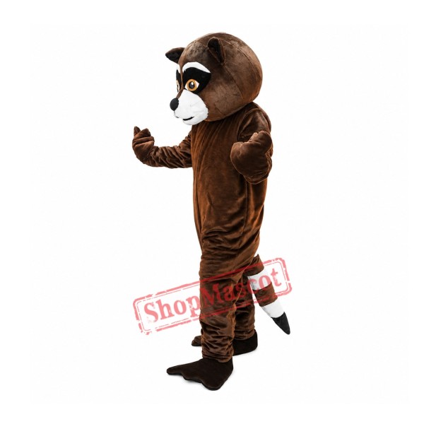 Brown Raccoon Lightweight Mascot Costume