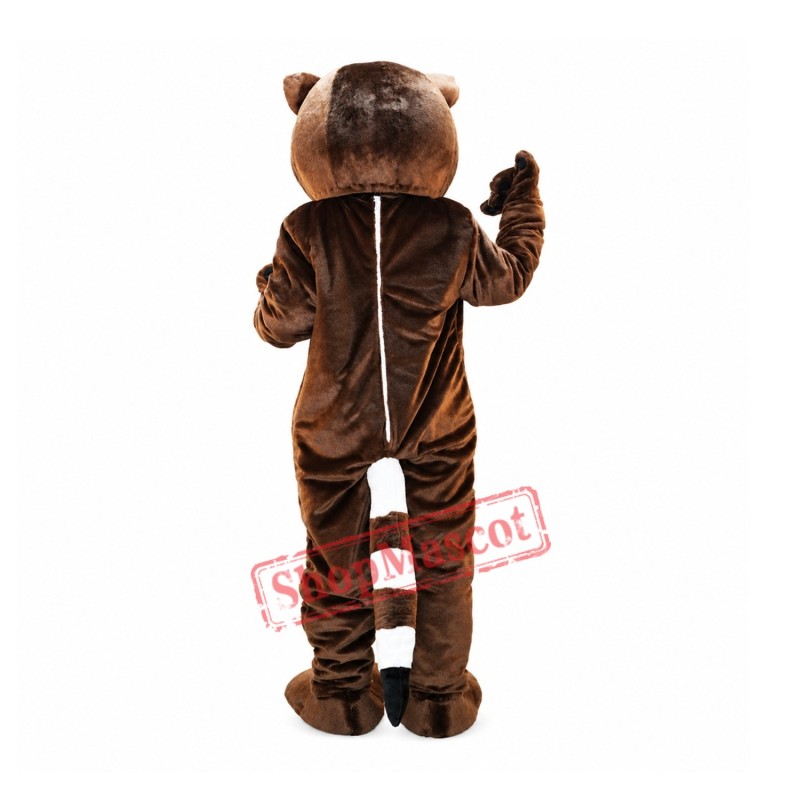 Brown Raccoon Lightweight Mascot Costume