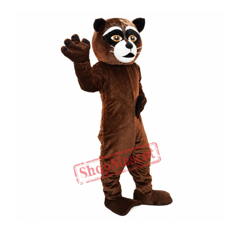 Brown Raccoon Lightweight Mascot Costume