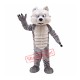 Grey Power Wolf Mascot Costume