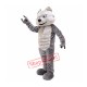 Grey Power Wolf Mascot Costume