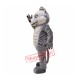 Grey Power Wolf Mascot Costume