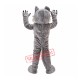 Grey Power Wolf Mascot Costume