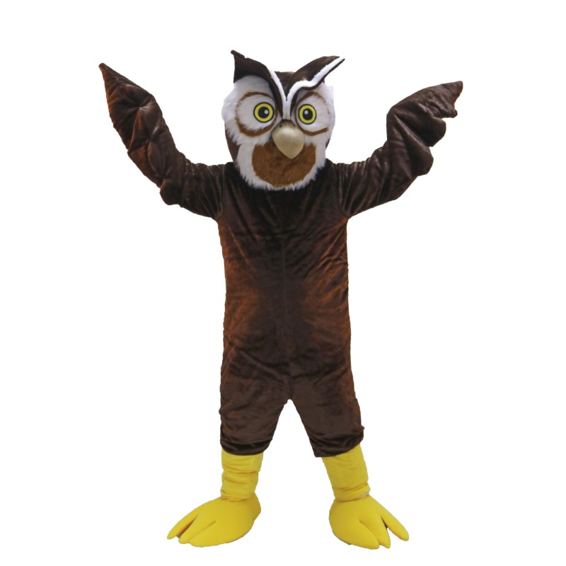 Brown Owl Mascot Costume