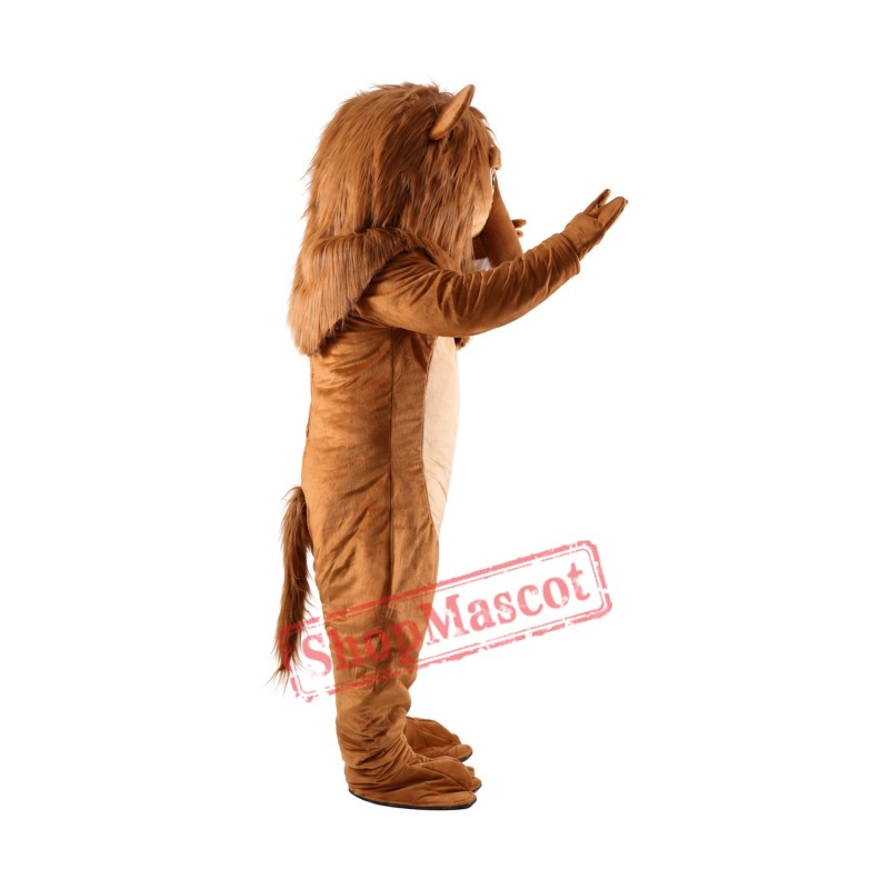Cute Wally Lion Mascot Costume Cute Wally Lion Mascot Costume