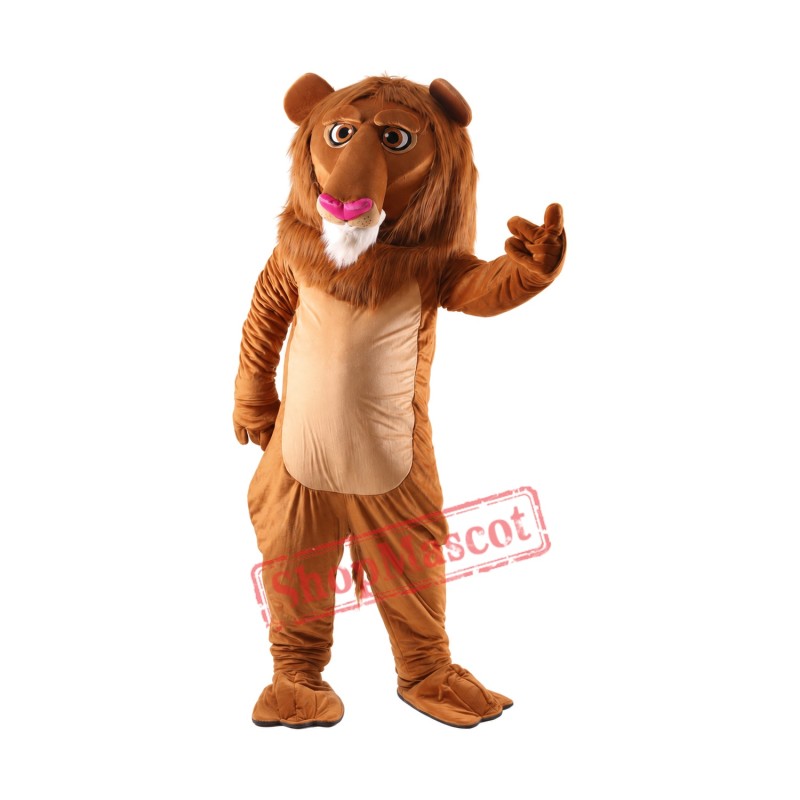 Cute Wally Lion Mascot Costume Cute Wally Lion Mascot Costume