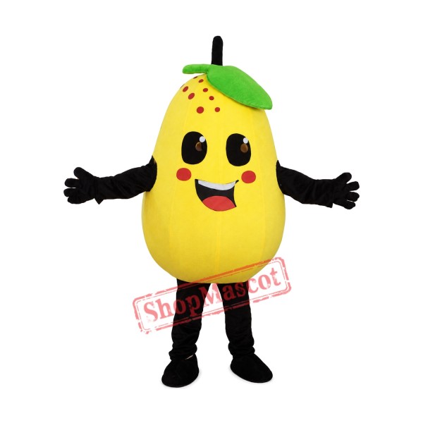 Pear Mascot Costume Fruits Vegetables Costume