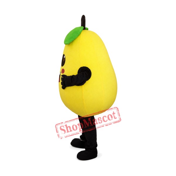 Pear Mascot Costume Fruits Vegetables Costume Pear Mascot Costume Fruits Vegetables Costume