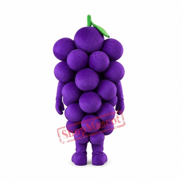 Grape Mascot Costume