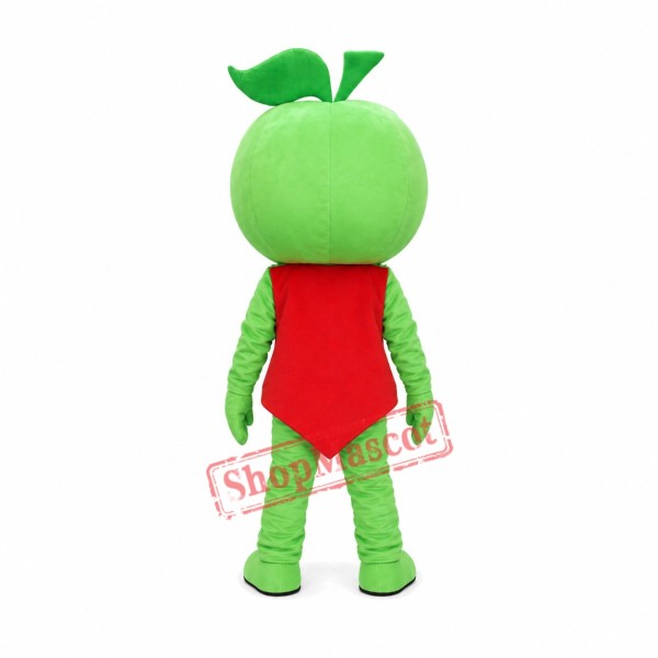 Green Apple Mascot Costume