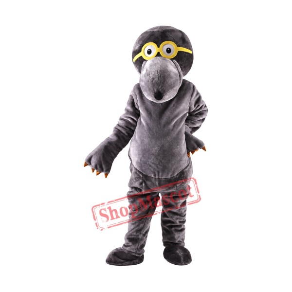 Glasses Mole Mascot Costume Glasses Mole Mascot Costume