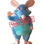 Blue Rat Mascot Costume
