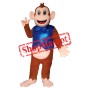 Monkey With blue Waistcoat Mascot Costume