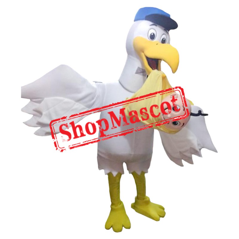 Stork Mascot Costume
