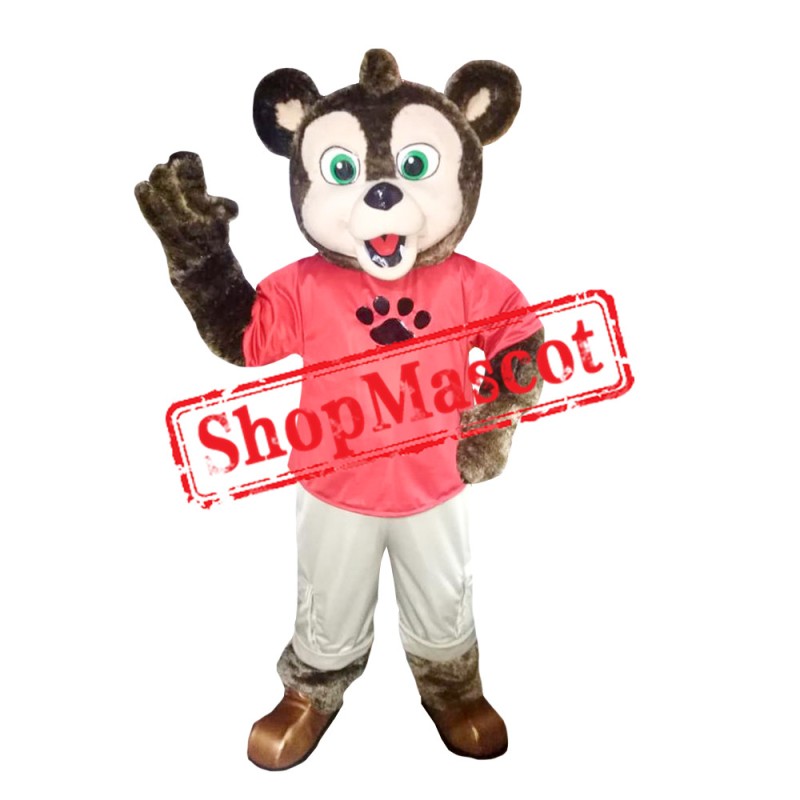Wiley the Wolf Mascot Costume