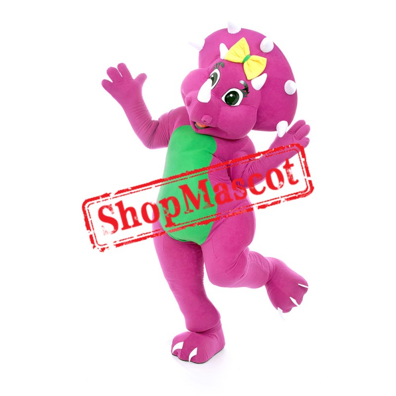 Purple Rhinoceros Mascot Costume