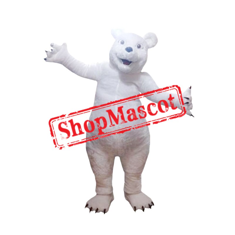 White Polar Bear Mascot Costume